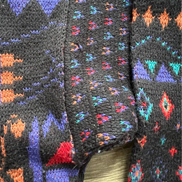 Vintage Cambridge Classics by Mervyn's Wool Blend Fair Isle Sweater Men's size L - Picture 6 of 9